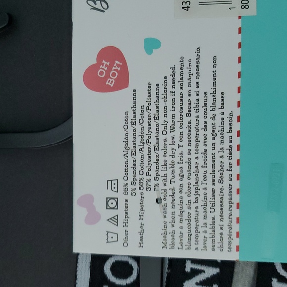 Disney NWT Pink and Gray Underwear Size L Adult - Picture 6 of 6